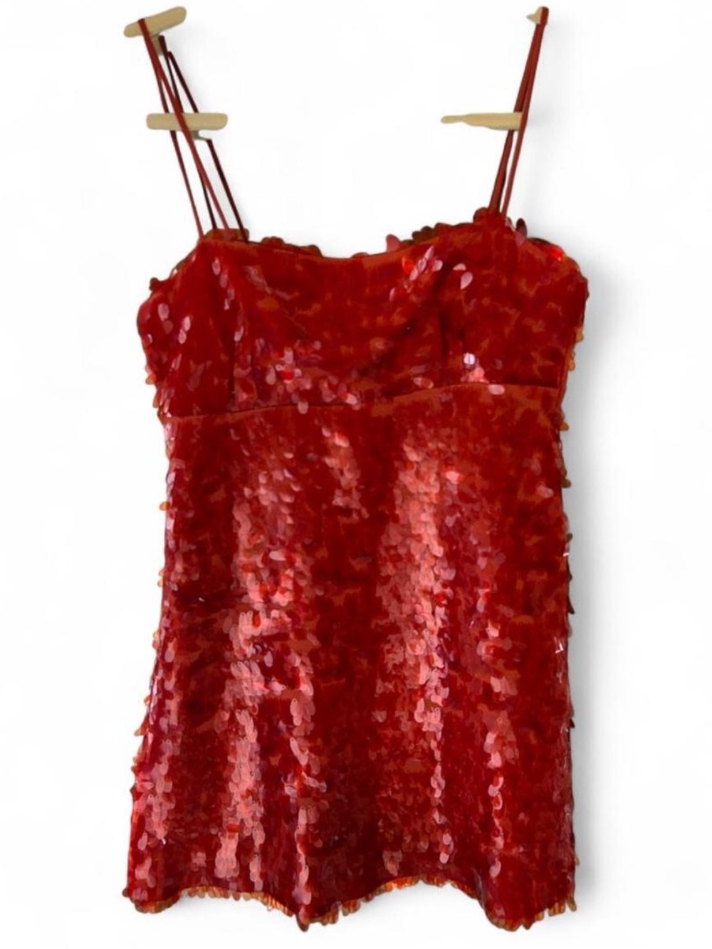 Zara Red Sequin Dress
